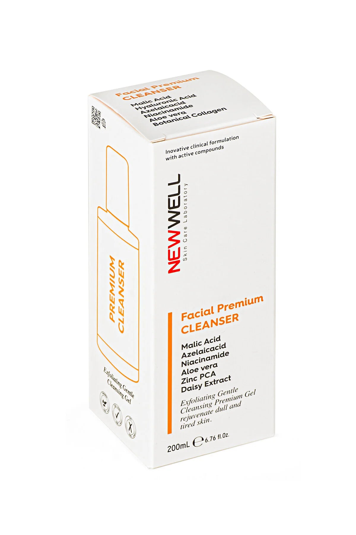 New Well Gel de curatare facială cu conținut de plante (toate tipurile de piele) 200 ML