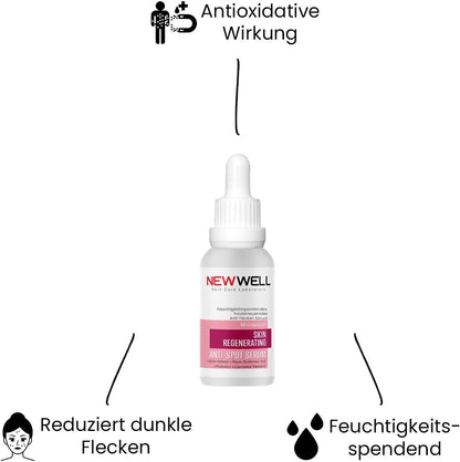 New Well Ser hidratant și reînnoitor al pielii, anti-pete, 30 ml