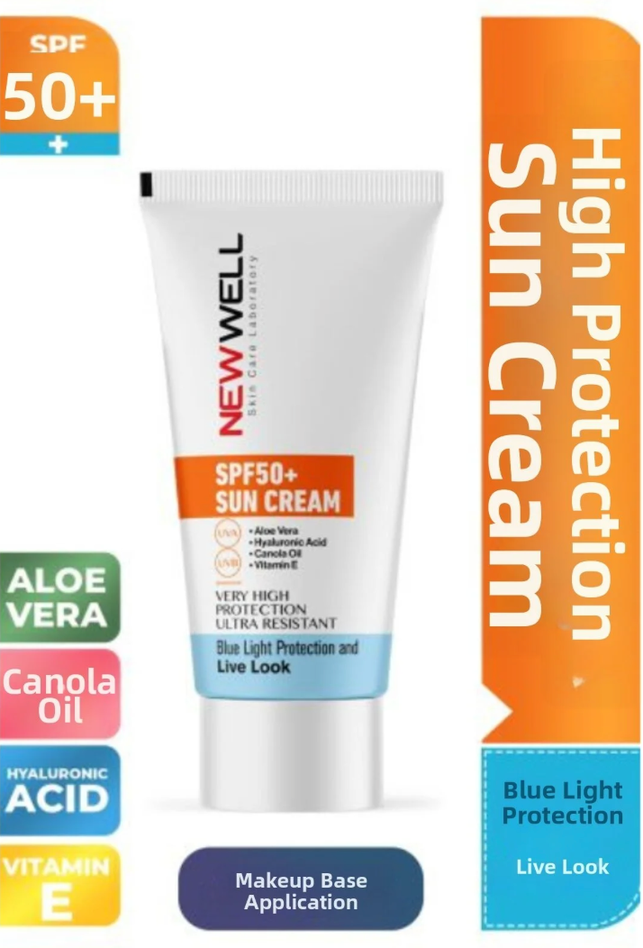 New Well Cremă de protecție solară SPF-50+ cu protecție ridicată