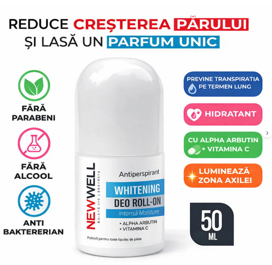 Roll-On antiperspirant cu efect de albire 50 ML